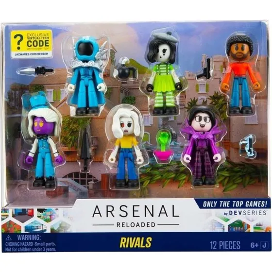 DEVSeries Arsenal Reloaded Rivals Multipack – 6 Figurer + Tilbehør