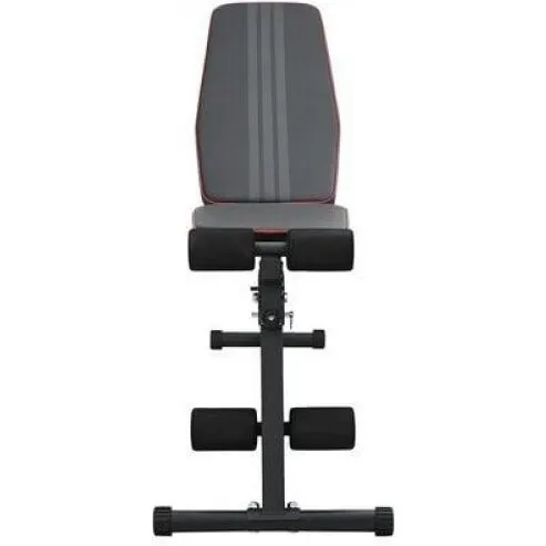 Uden Mærke Vægtbænk justerbar 131 x 41 x 110 cm - sort stål