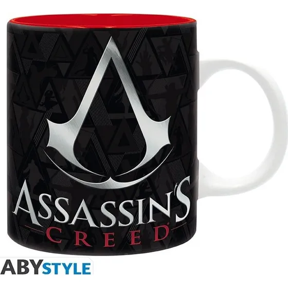 Assassin's Creed - Krus 320 ml - Våbenskjold Sort og Rød - Subli X2