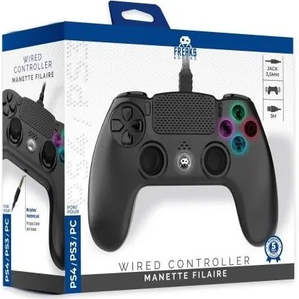 Trade Invaders Kablet PS4-controller med 3M-kabel - Sort
