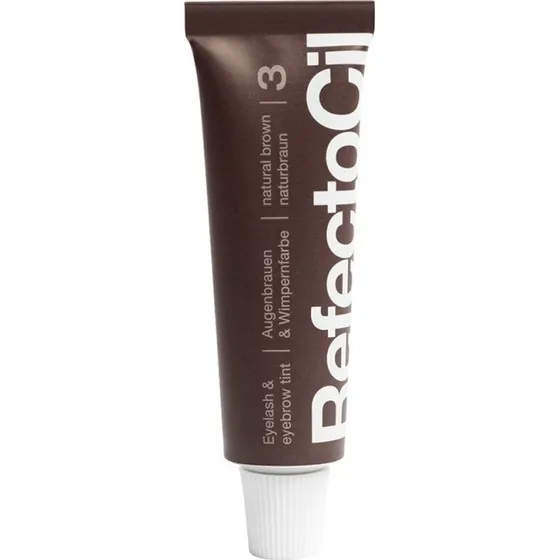 RefectoCil Øjenvippe- og øjenbrynsfarve Natural Brown 3