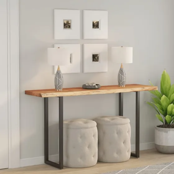 vidaXL bordplade 140x40x3,8 cm massivt akacietræ