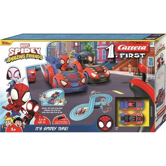 Carrera First Spidey & Venner Bilbane 2,4m, 3+ år
