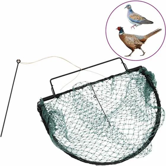 vidaXL Fuglenet 40 cm Stål Grøn