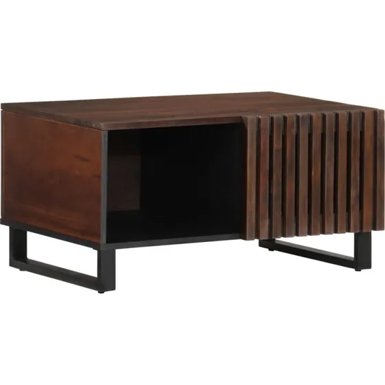 vidaXL sofabord 80x51x40 cm massivt mangotræ brun