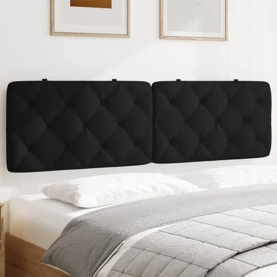vidaXL Gavlpude 180 cm Velour Sort