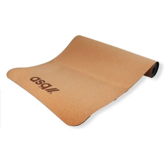 ASG 4 mm Kork Yogamåtte 183 x 61 cm – natur