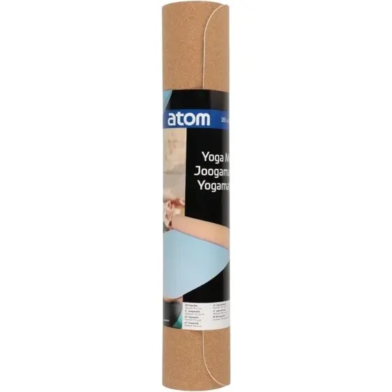 Atom Yogamåtte 61x183 cm Kork/TPE