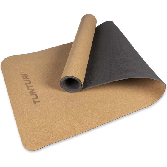 Tunturi Kork yogamåtte 183 x 61 cm (4 mm)