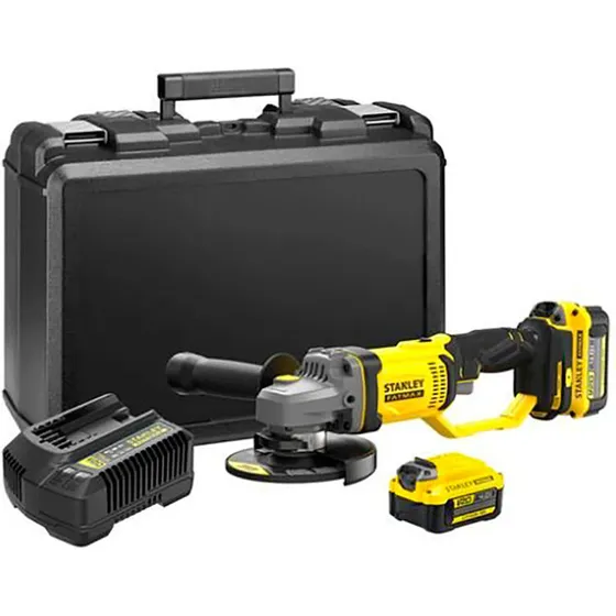 Stanley FatMax SFMCG400M2K 18V vinkelsliber m. 2x4,0Ah