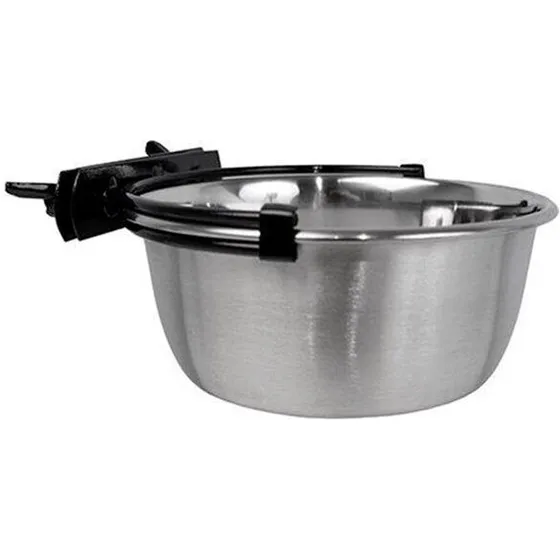 Ozami Hundeskål med sort skruelås til bur/hegn