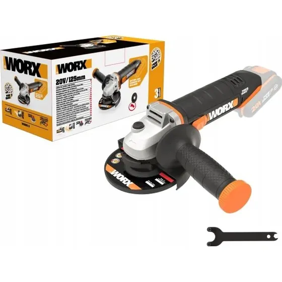 WORX POWERSHARE WX803.9 Vinkelsliber 20V 125 mm uden batteri