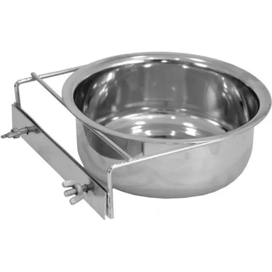 Dogman Rustfri Stålskål til Bur og Gitter (ophæng)