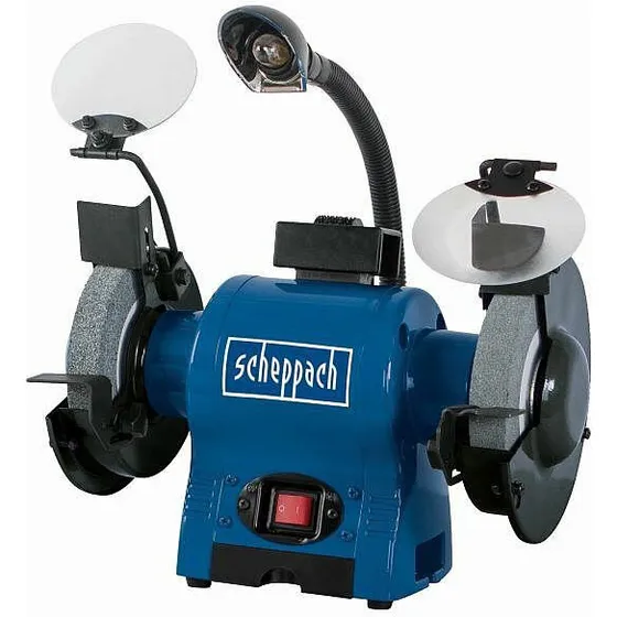 Scheppach BG150 dobbeltskive bænksliber 150 mm, 370W