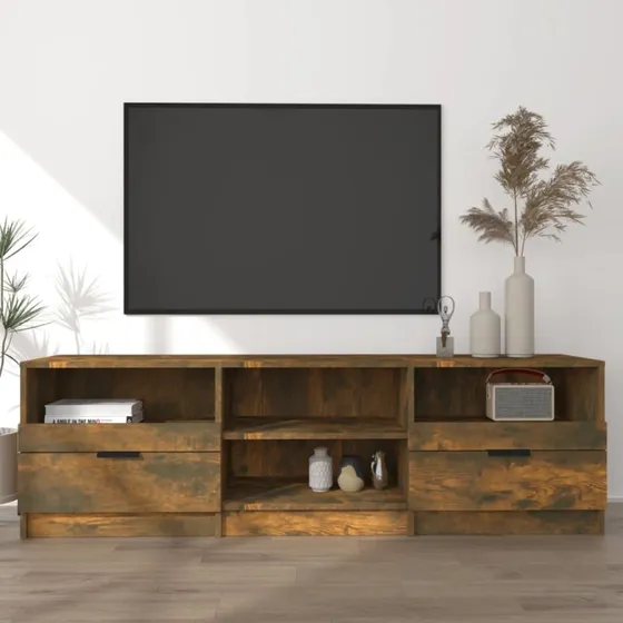 vidaXL tv-bord 150x33,5x45 cm røget egetræsfarve