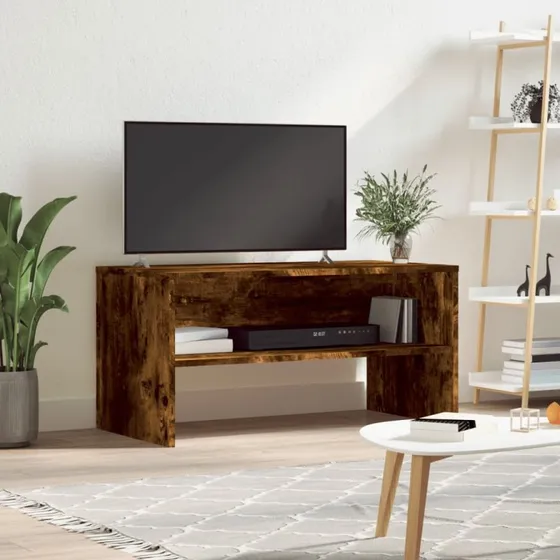 vidaXL tv-bord 80x40x40 cm røget egetræ
