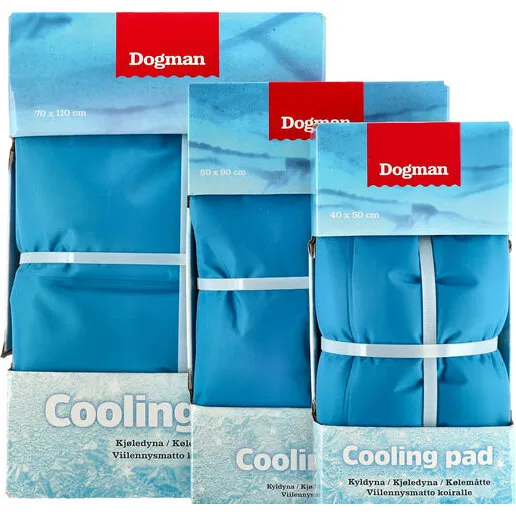 Dogman Kølemåtte Chilly, Blå - Small 40x50