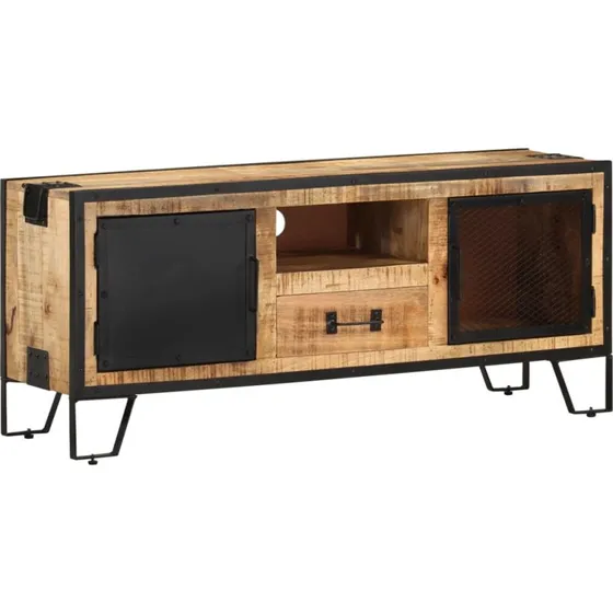 vidaXL tv-skab 110x31x46 cm ru mangotræ