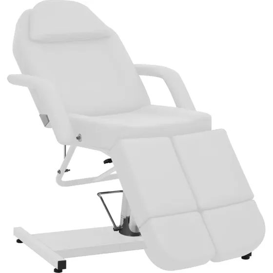 vidaXL behandlerbriks 180x62x78 cm kunstlæder hvid
