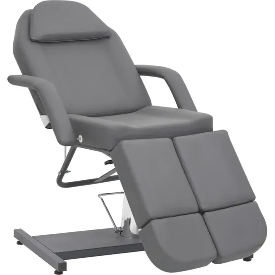 vidaXL behandlerbriks 180x62x78 cm kunstlæder grå
