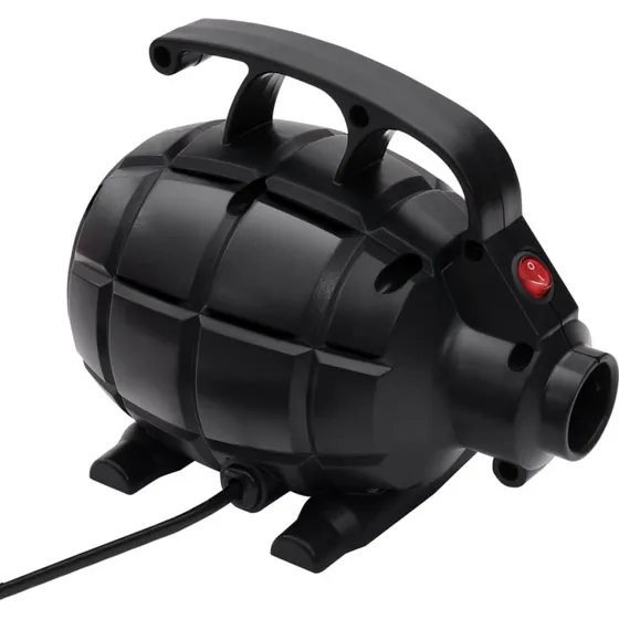 vidaXl elektrisk luftpumpe sort
