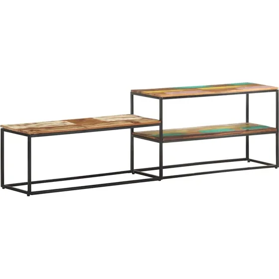 vidaXL tv-skab 180x30x50 cm massivt genbrugstræ