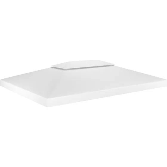 vidaXL Pavillontopdække 2 Lag 4x3 m 310 g/m² Hvid