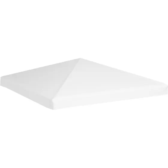 vidaXL Pavillontopdække 270 g/m² 3x3 m hvid