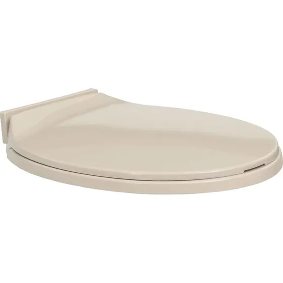 vidaXL Soft-Close Toiletsæde Oval Abrikos