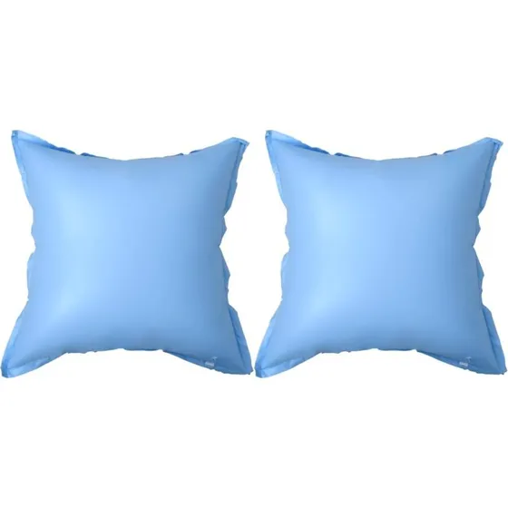 vidaXL 2 stk. oppustelige vinterpuder 110x110 cm til fritstående poolovertræk