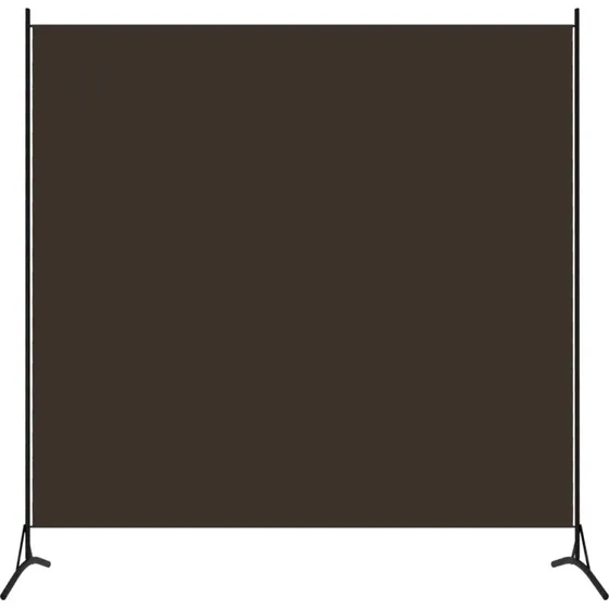 vidaXL Rumdeler 175x180 cm Brun Stof