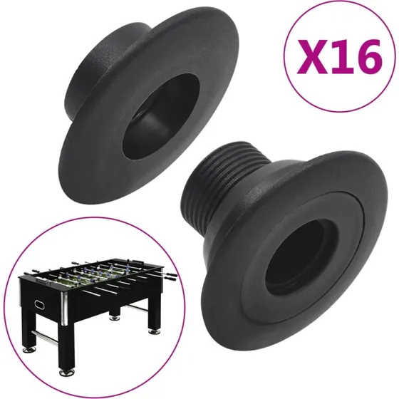 vidaXL Lejer til bordfodboldbord 15,9/16 mm, 16 stk.