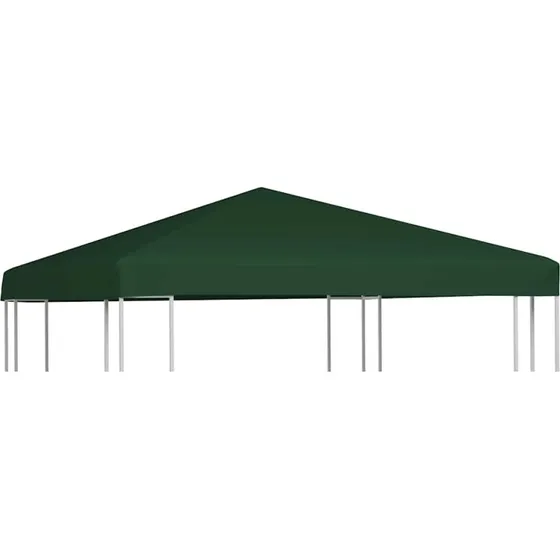 vidaXL pavillontopdække 3x3 m grøn 310 g/m²