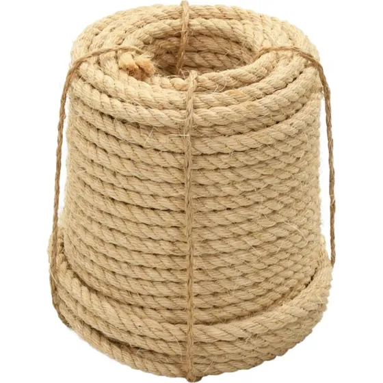 vidaXL 100 % sisal reb 20 mm 100 m
