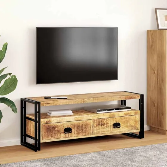 vidaXL tv-skab 120x35x45 cm massivt mangotræ