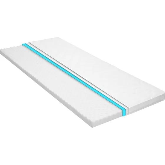 vidaXL Topmadras 90 x 200 cm Koldskum Æggebakke 6 cm