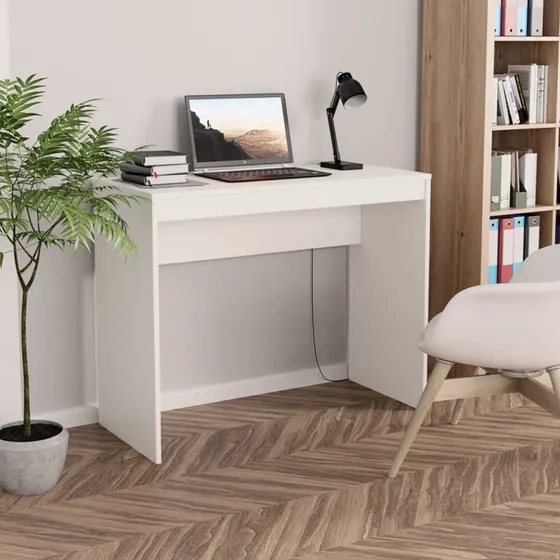 Konstrueret Træ Skrivebord 90x40x72 cm, Sort