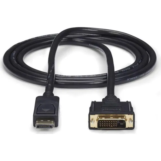 StarTech DP2DVI2MM6 DisplayPort til DVI-kabel, 1,8 m, sort