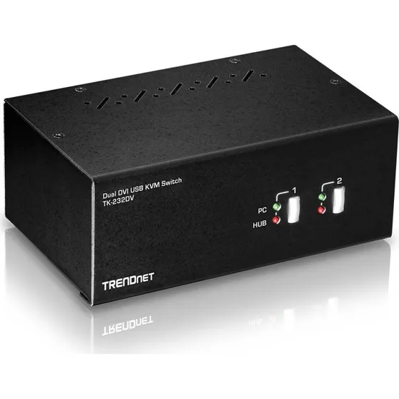 Trendnet TK-232DV KVM-switch med DVI og USB
