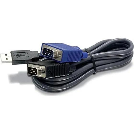 Trendnet TK-CU10 KVM-kabel Sort 3,1 m