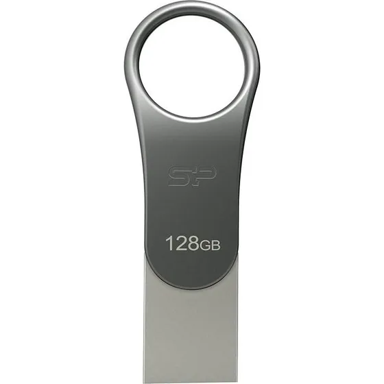Silicon Power Mobile C80 128 GB USB-A/USB-C Titanium