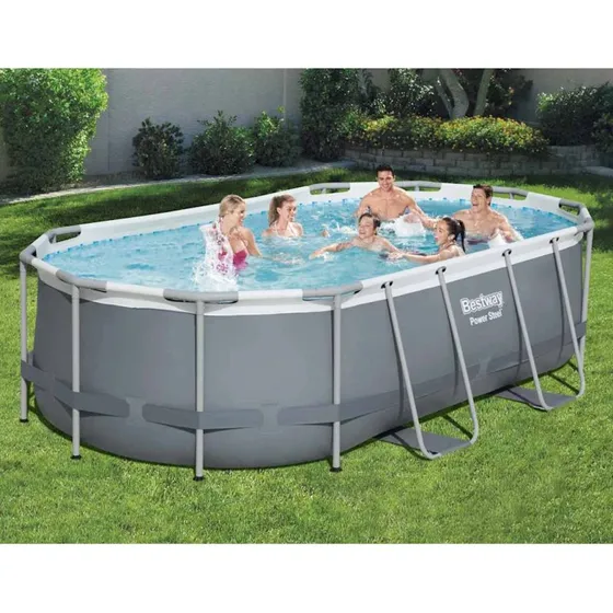 Bestway Power Steel Oval Pool 427 x 250 x 100 cm