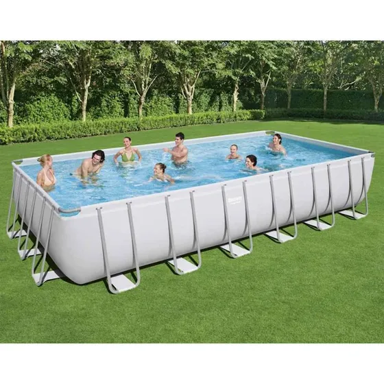 Bestway Power Steel Pool 732x366x132 cm rektangulær