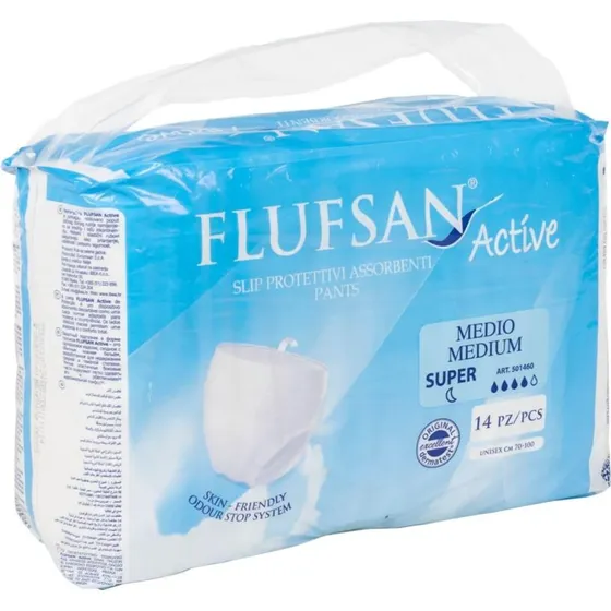 Flufsan Voksenble M, 14 stk.
