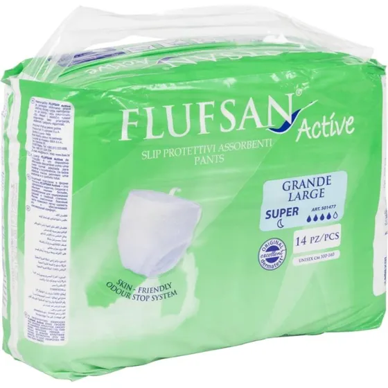 Flufsan Voksenble L, 14 stk.