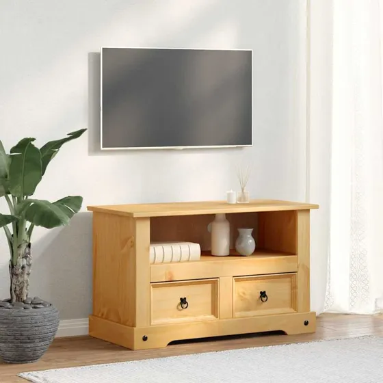 vidaXL Corona-serien tv-møbel 91x43x56 cm mexicansk fyrretræ