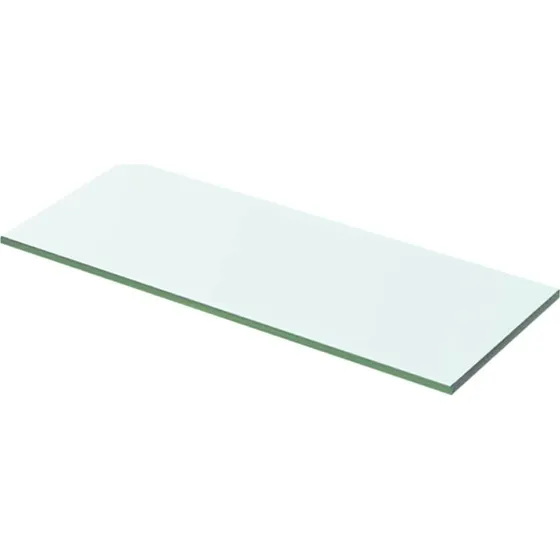 vidaXL hylde glaspanel klar 50x15 cm, 8 mm hærdet glas