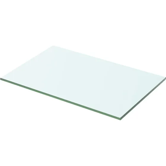 vidaXL hylde glaspanel klar 50x25 cm, 8 mm hærdet glas