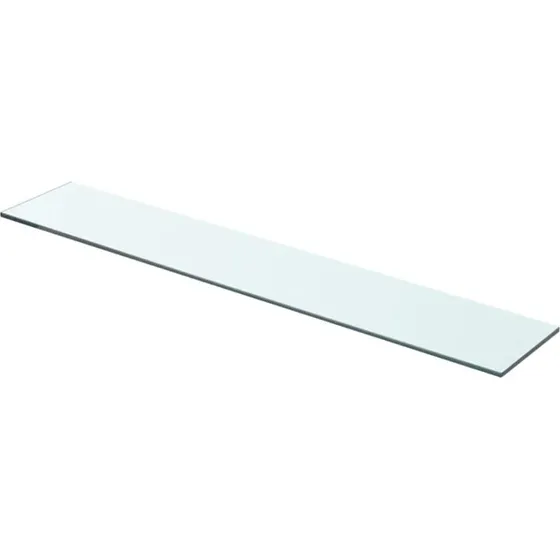 vidaXL Hylde Glaspanel Klar 70x12 cm, 8 mm Hærdet Glas