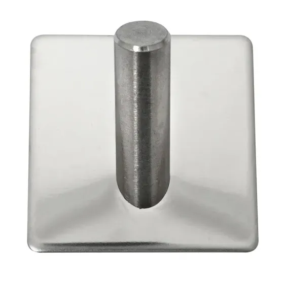 HOME It selvklæbende krog 4 x 4 cm spejlblank